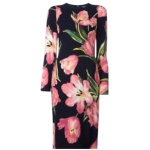 Dolce&Gabbana Dolce & Gabbana Black Pink Cocktail Dress